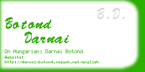 botond darnai business card